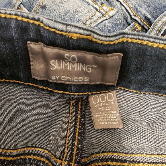 CHICOS jeans size 000 - Picture 4 of 14